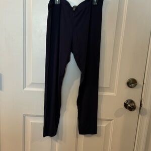 Eileen fisher petite large leggings navy summer weight.